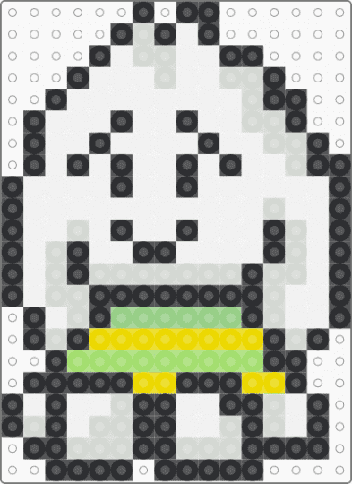 Asriel Dreemurr Plush - white,green,yellow,asriel,undertale,deltarune,plush,plushie,godofhyperdeath,flowey