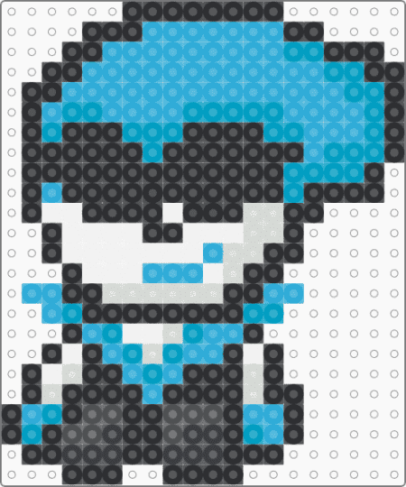 Queen Plush - light blue,queen,plush,plushie,deltarune,undertale,potassium,banana