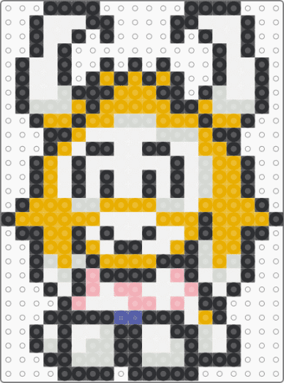 Asgore Dreemurr Plush - white,orange,asgore,plush,plushie,undertale,deltarune,truck,king of the underground,beer