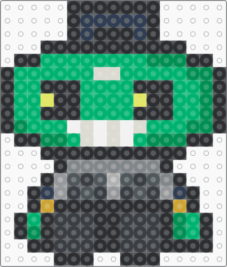 K_K Plush - black,green,sweet capn cakes,cd player,plush,plushie,deltarune,undertale,robot