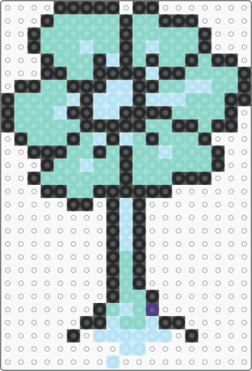 Echo Flower - light blue,undertale,flower