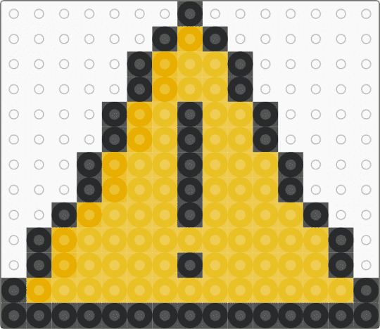 Caution Sign /!\ - yellow