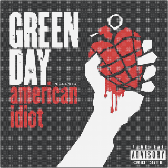 Greenday #1 - black,white,brown,red