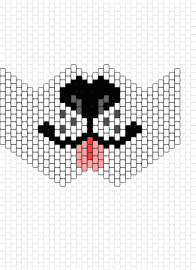 Basic Furry Mask 2 - furry,mask,unique,creativity,inner,black,white,red