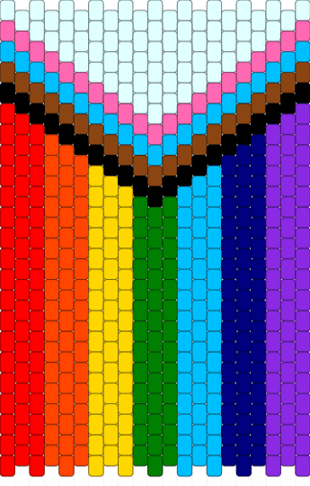 Pride flag room banner 🏳️‍🌈 - light blue,red,purple