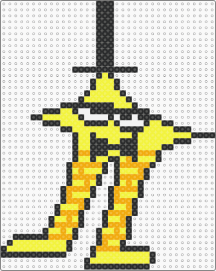 The Bill Cipher                                             Starwalker - bill cipher, deltarune, gravity falls, orange, starwalker, yellow