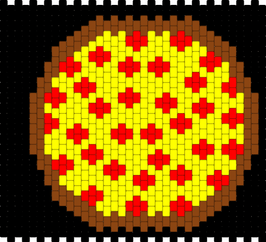 Pizza Pony Bead Patterns - Gallery - Kandi Pad | Kandi Patterns, Fuse ...