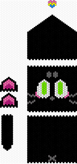 Pan kitty pouch - black,pink,gray,green,cat,bag,pouch,aww,cute,kitten,kitty,kandikat