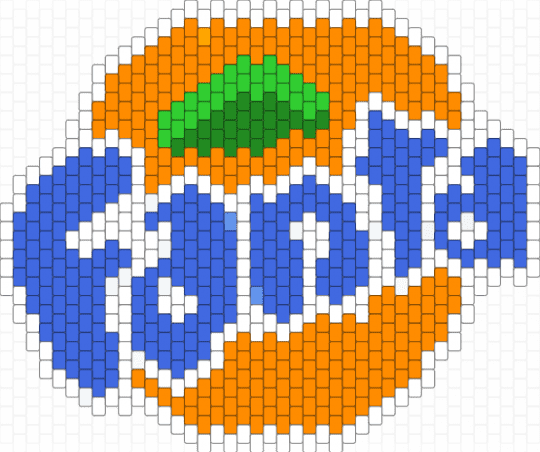 fanta - orange,blue
