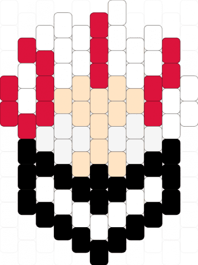 Okarun charm - red,beige,okarun,charm,dandadan