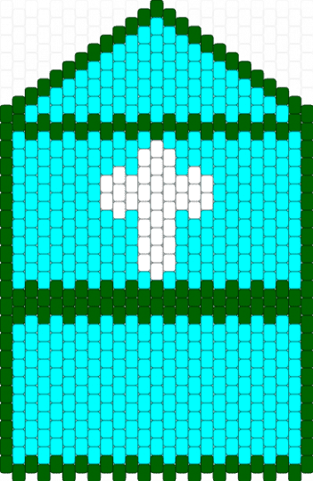 Cross wallet custom small - cross, cross wallet, custom made, green, light blue, wallet
