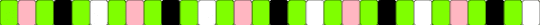Froggy colors single - green,frog,single,white,pink,black,random
