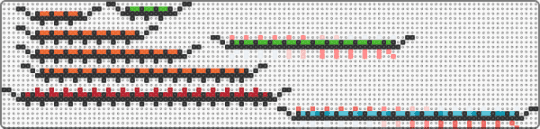 Centipedes (rain world) - black,orange,red