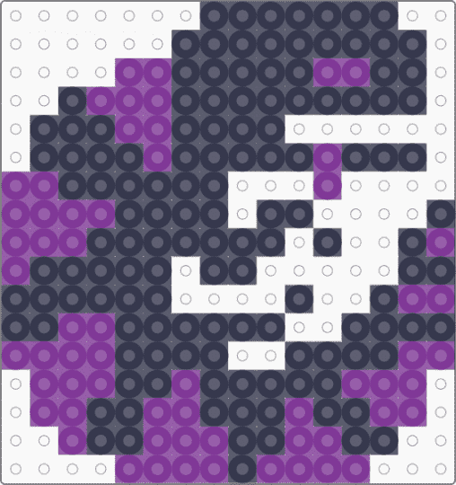 Indigo lizard (rain world watcher) - purple,pink