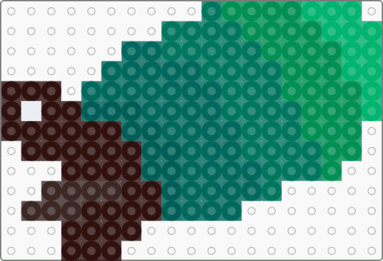 Green Snail (Rain world) - brown,teal,green,rain world