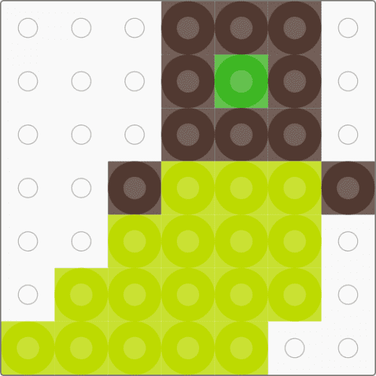 Vulture Grub (Rain world) - green, rain world, tan