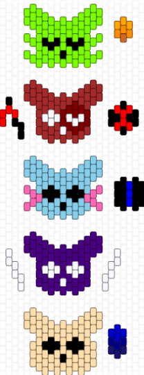 Slugcats - purple,red,green,colorful