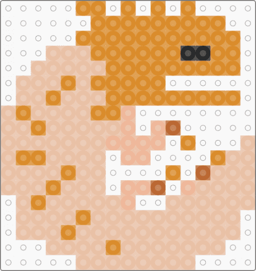 Caramel lizard (rain world downpour) - orange,beige