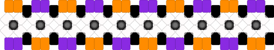 Halloween x-cuff - black, halloween, orange, purple, spooky