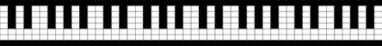 Piano cuff kandi - black,white