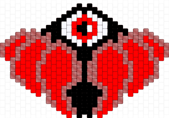 demon / devil wing mask - red,mask,demon,devil