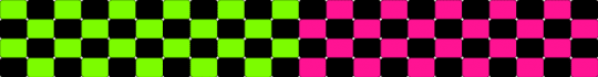 Half pattern scene - green,pink