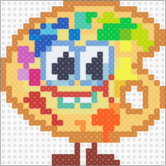 Splatter the Abstract Artiste Moshling - red,orange,yellow,moshi monsters,moshling,splatter,arties,video game,web browser game,2000s,virtual pet