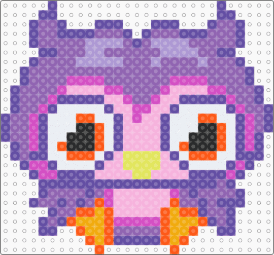 Prof. Purplex the Owl of Wiseness Moshling - purple,pink,moshi monsters,moshling,birdies,virtual pet,video game,prof purplex