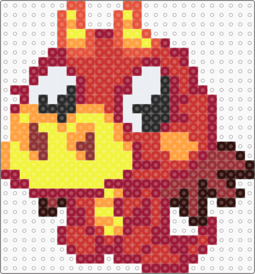 Burnie the Fiery Frazzledragon Moshling - red,moshi monsters,moshlings,burnie,beasties,web browser game,video game