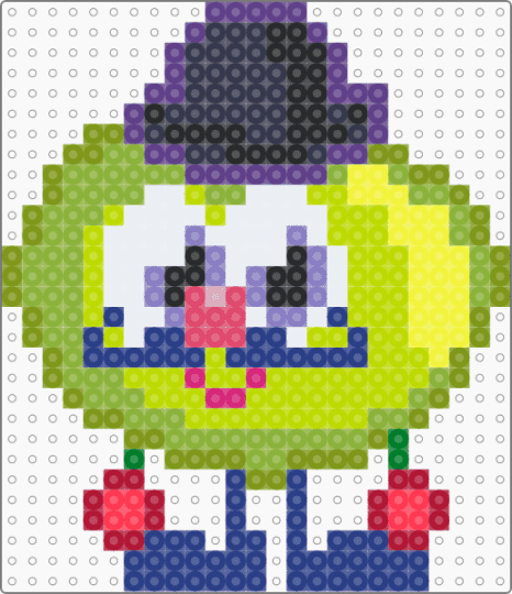 Scrumpy the Surreal Snooper Moshling - green,blue,purple,moshi monsters,moshling,scrumpy,virtual pet,web browser game,video game,2000s,arties