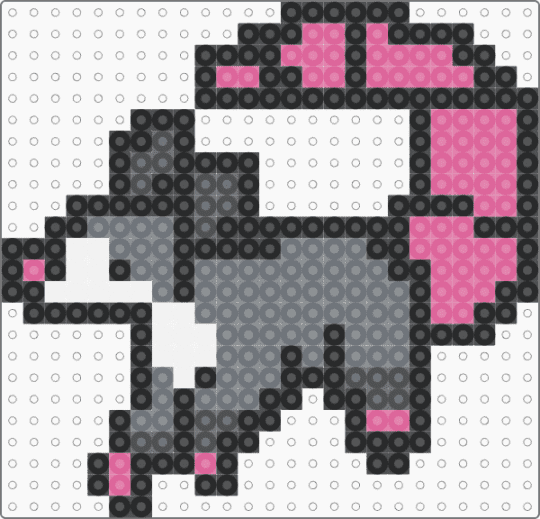 Opossum :D - gray,pink