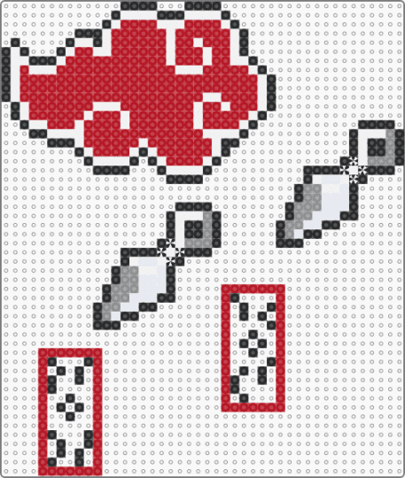 Akatsuki kunai - red