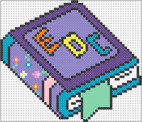 edc new chapter flowers - light blue,pink,purple