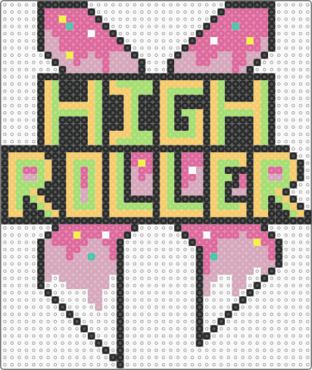 tugce high roller - high roller,excision,music,pink,yellow