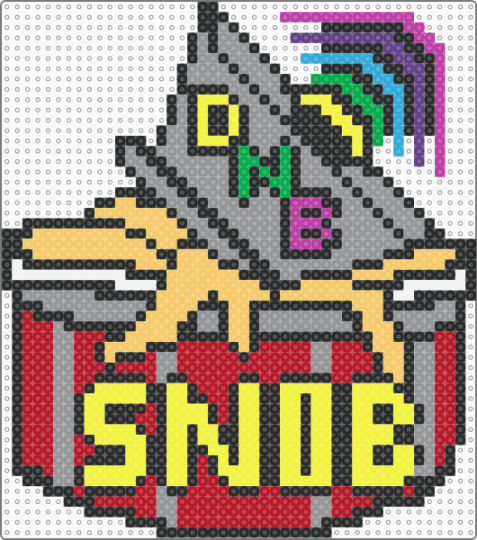 DnB Snob - black,yellow,gray,red