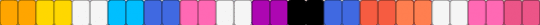 aroace genderfluid lesbian 3 - orange,blue,pink