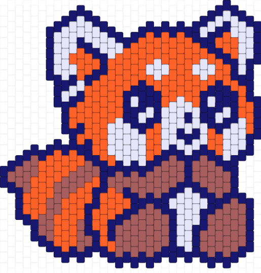 Red panda (Remix) - purple,orange