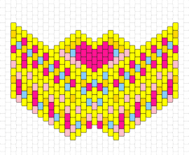 cool funky yelow confetti-ish v2 - colorful,mask,heart,funky,vibrant,confetti,piece,positivity,radiates,multicolored,yellow