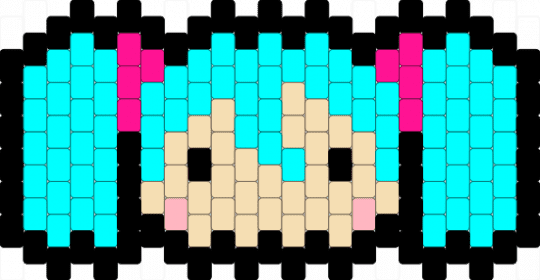 Hatsune Miku Rotator (charm) - light blue,hatsune miku,miku,charm,rotator,multistitch,multipart,part 3