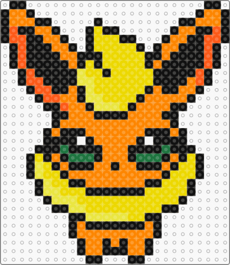 Flareon - flareon,cute,eevee,video game,creature,gaming,evolution,pokemon,orange,yellow