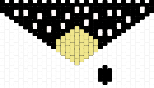 Flap and thing to attach flap to - black,yellow,white