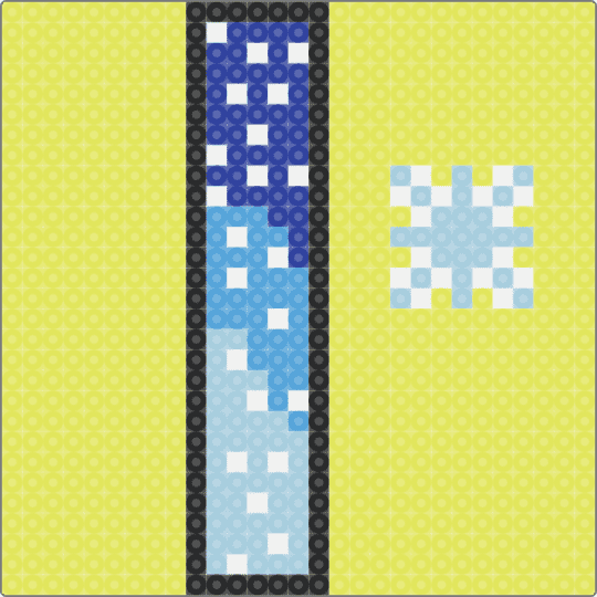 Snowy book mark ignore the yellow - yellow