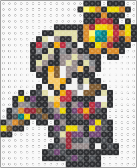 FFXIV Machinist - black,gray,yellow,orange,final fantasy xiv,final fantasy,machinist