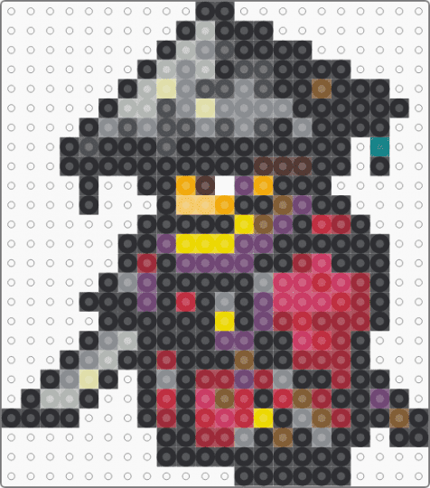 FFXIV Samurai - black,pink,gray,red,final fantasy xiv,final fantasy,samurai