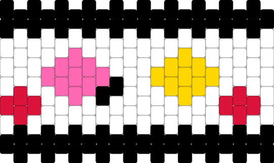 spam - white,pink,yellow