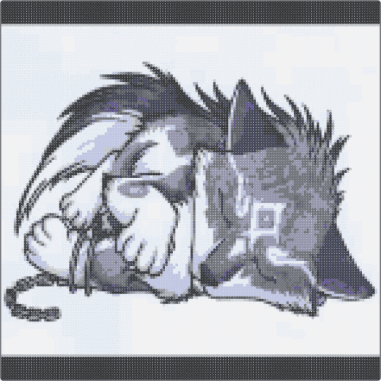 Wolf Link fanart - white,gray,purple,pink,zelda,twilightprincess,wolflink,fanart
