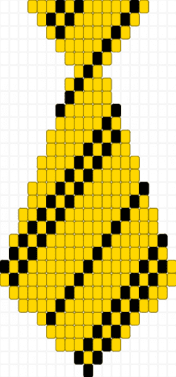 Hufflepuff House Tie - yellow,hufflepuff