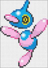 Shiny Porygon Z - porygon,pokemon,shiny,gaming,character,creature,virtual,pink,blue