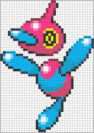 Porygon Z Ver. 2 - porygon,pokemon,character,anime,gaming,pink,blue