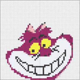 Cheshire Cat - cheshire cat,alice in wonderland,whimsical,iconic,magic,grin,vivid,enchanting,pink